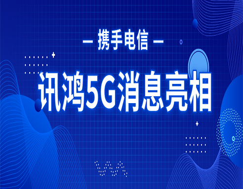 讯鸿5G消息携手中国电信亮相2021国际数字科技展暨天翼智能生态博览会